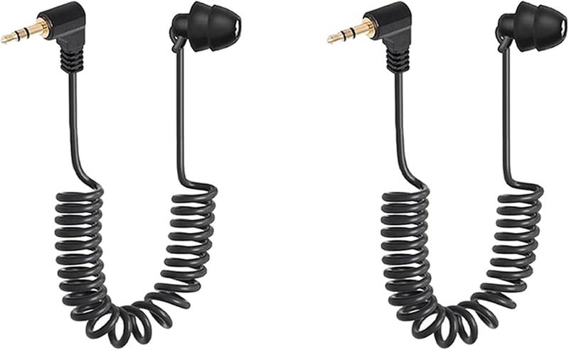 Single Side 3.5mm Wired Earbuds with Spring Design for Mobile Phone MP3 Computer - Image 1